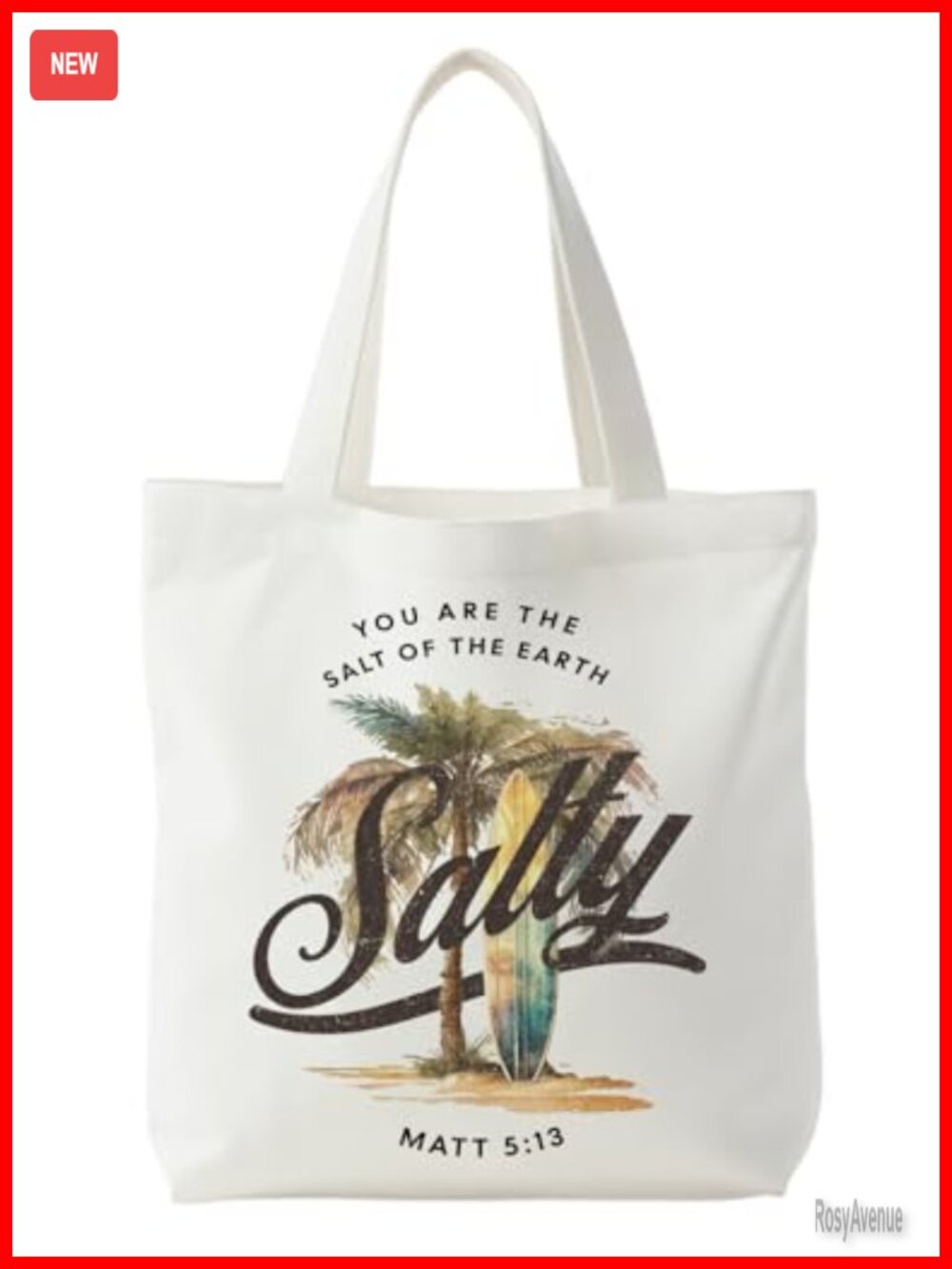Canvas Tote Bag Christian Bible Bag Reusable Shoulder Handbag